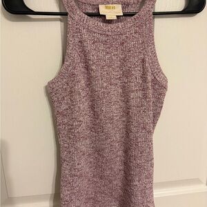 Maeve Women's Textured Tank Top - Mauve